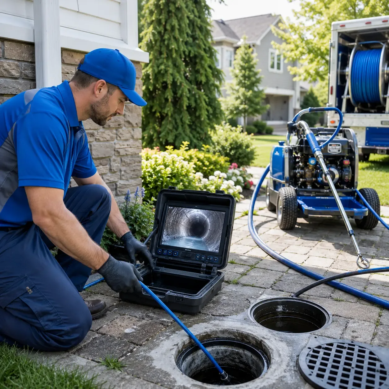 Outdoor drain cleaning professionals serving Shippingport, PA